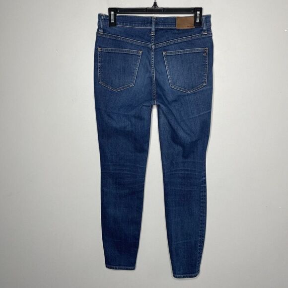 MADEWELL Womens 9" High-Rise Skinny Jeans Cotton Stretch Distressed B7131 Sz 28 - Picture 5 of 8